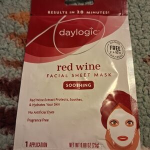 Red Wine Facial Sheet Mask - Soothing